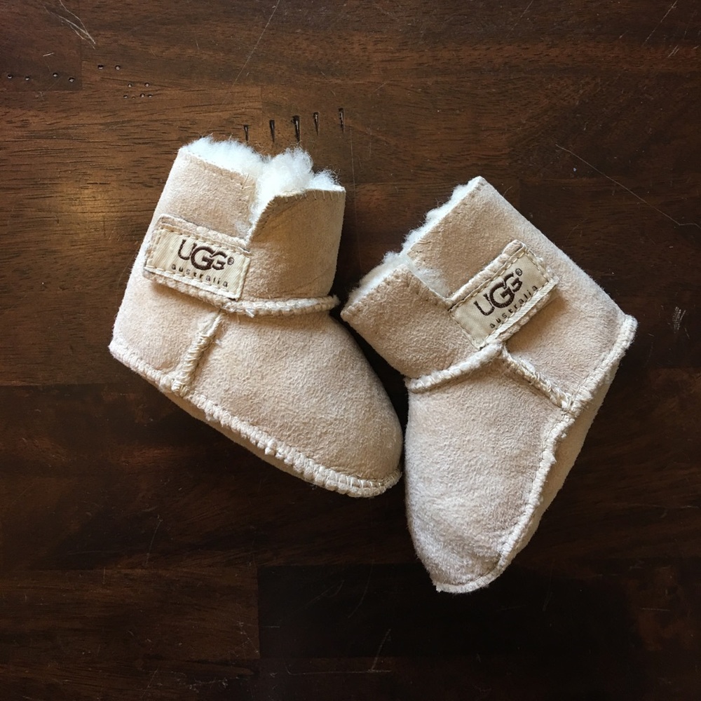 Uggs Leather Baby Slippers