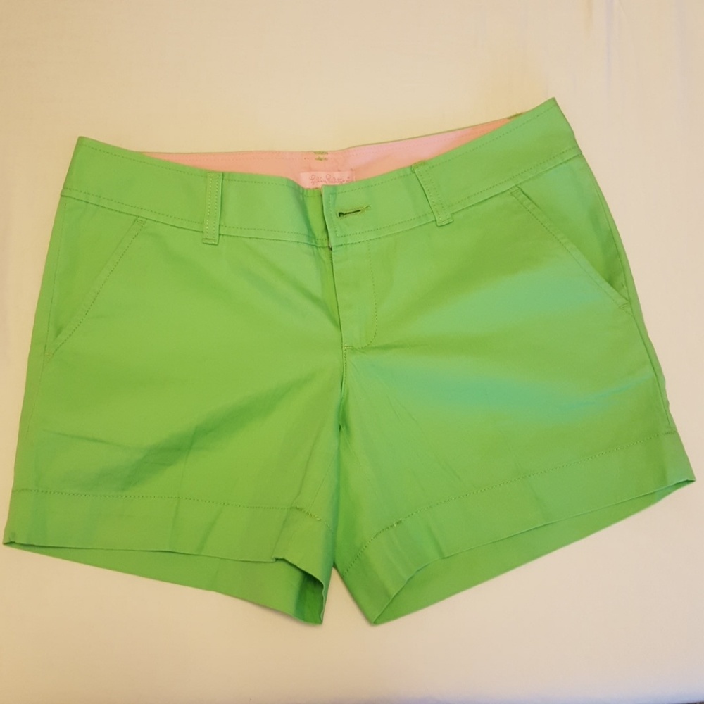 New Lilly Pulitzer green shorts size 4