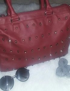 SKULL studded purse