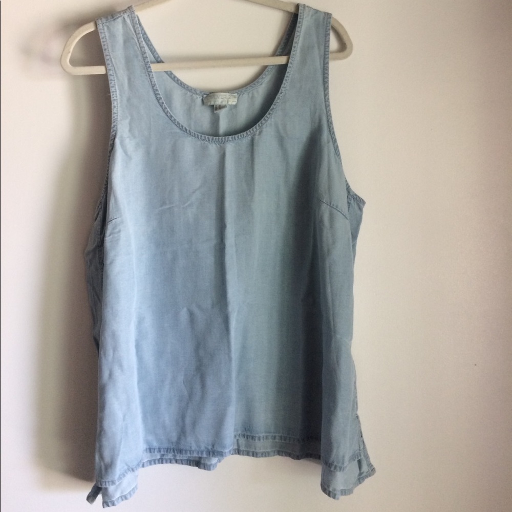 Chambray tank top