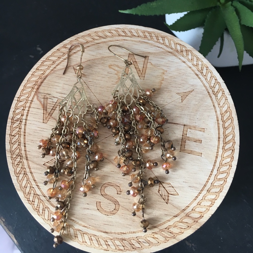 Gold Drop Earrings