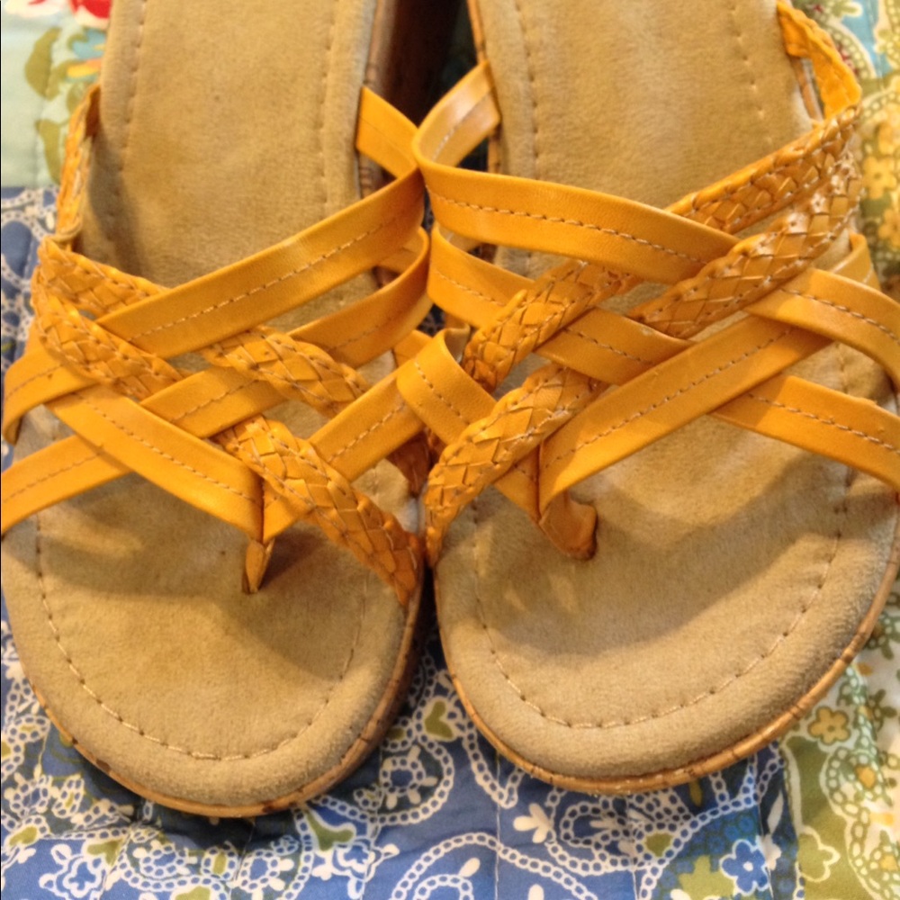 SO Wedge Sandals. Size 7.5