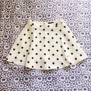 White Polka Skirt 🖤