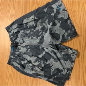 Nike Dri-Fit grey camouflage shorts