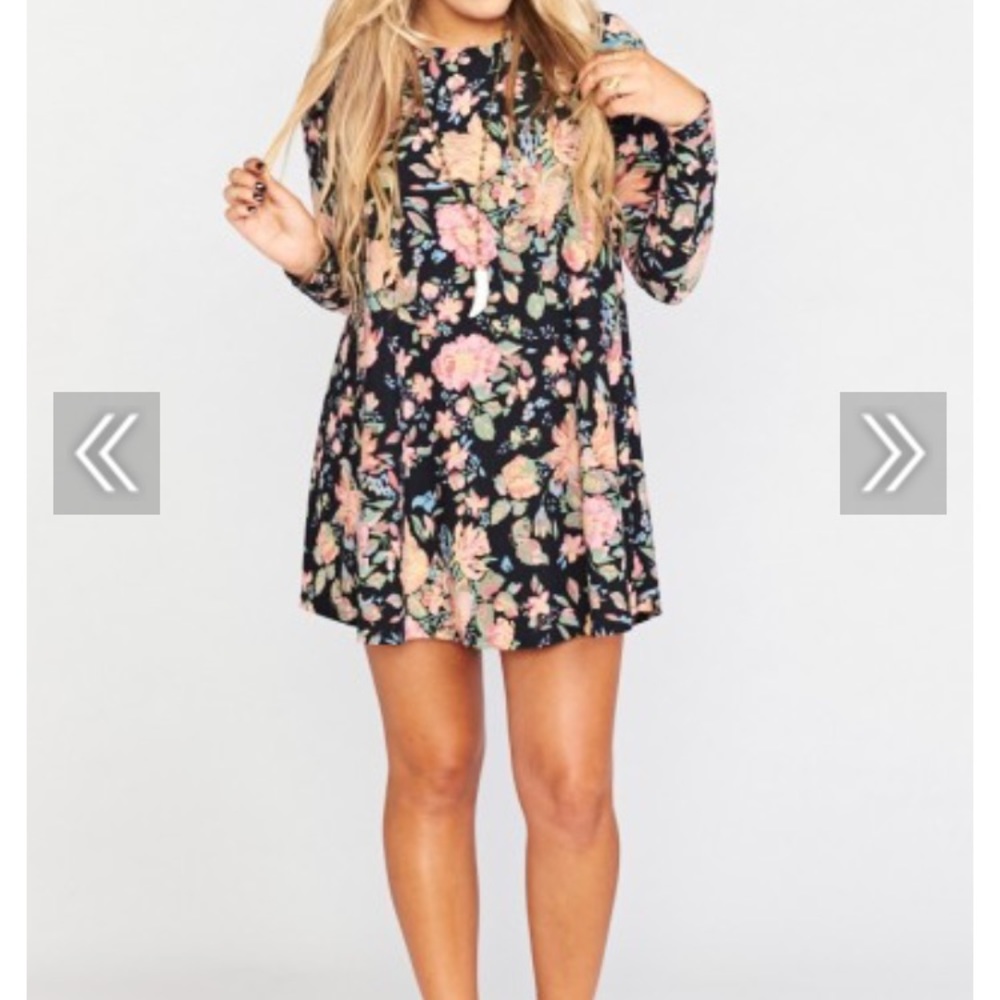 TYLER TUNIC DRESS ~ VARIETY BLOOM SPANDY