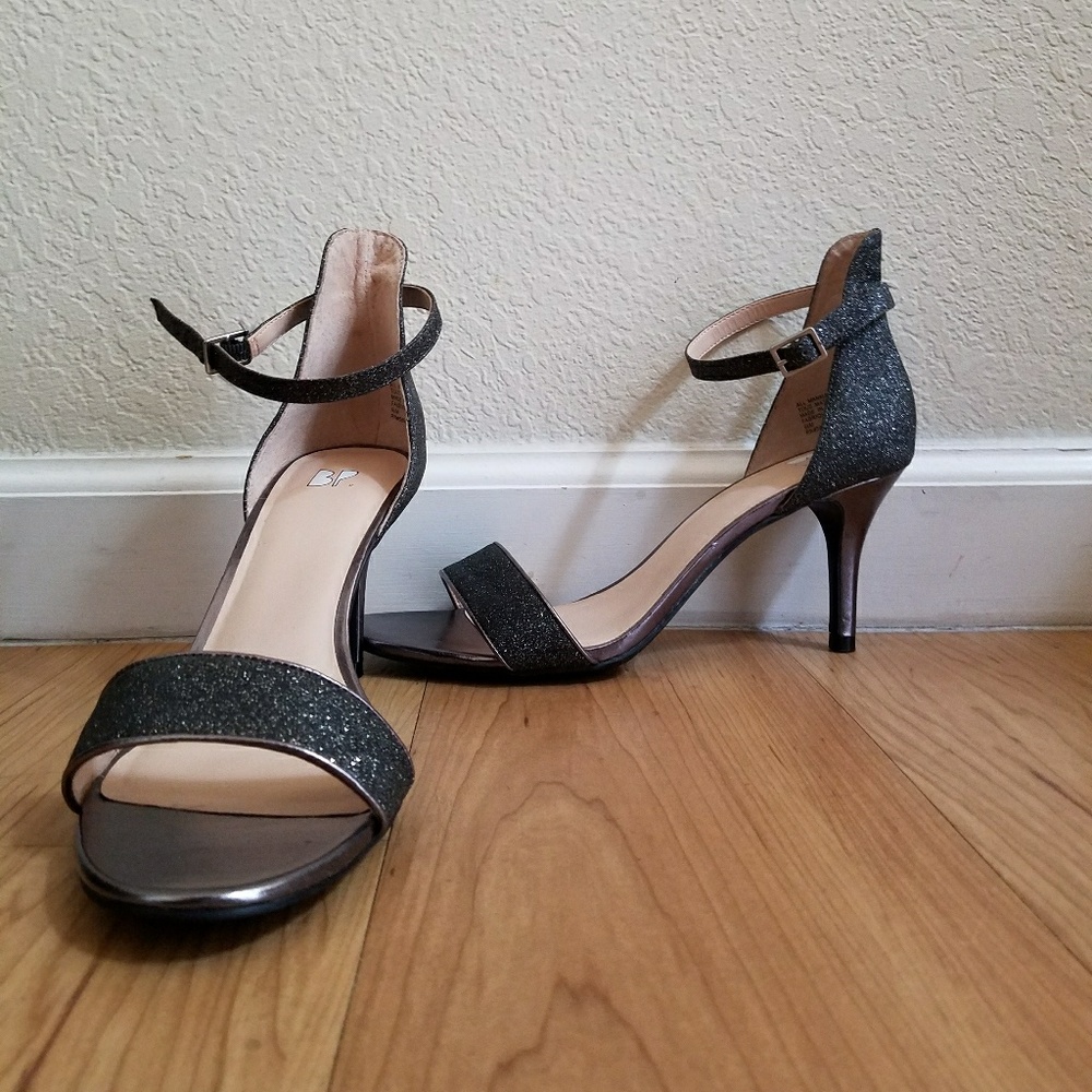 BP. - Sparkle Open Toe Dress Sandal - Size 9.5