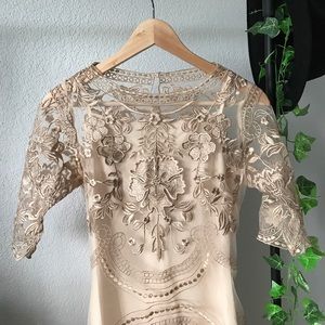 • Champagne gold dress •