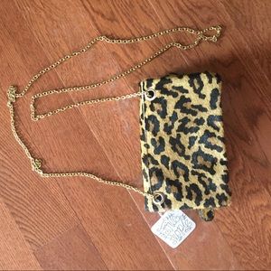 Leopard print handbag