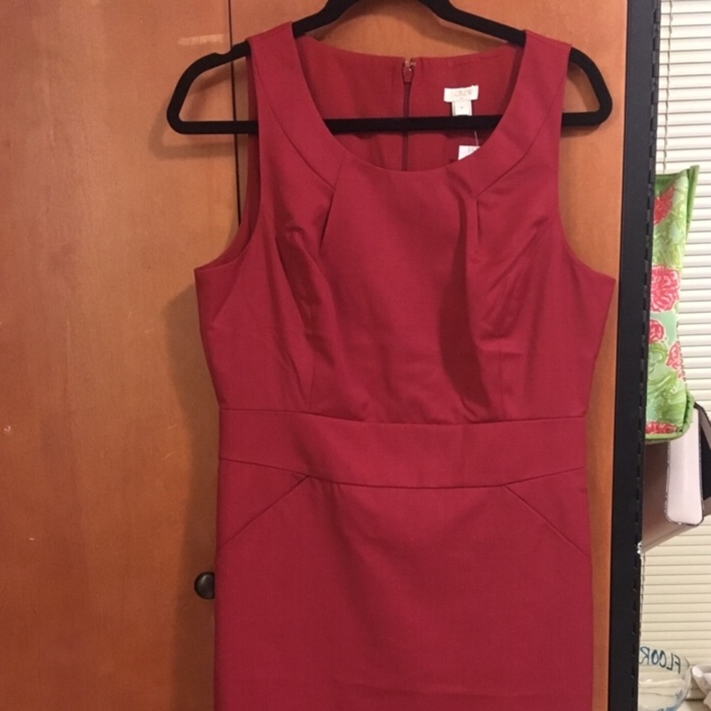 J. Crew Red Dress