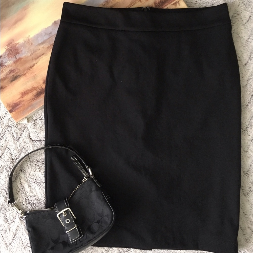 NWT Jones New York Collection Black Pencil Skirt 6