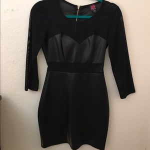 2B bebe black dress
