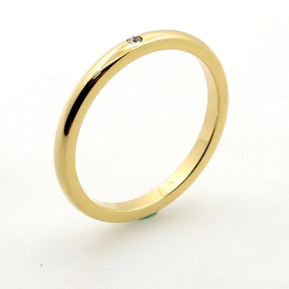 Gold stamp SS ring 💍