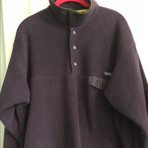 Patagonia Purple Synchilla Snap T Pullover