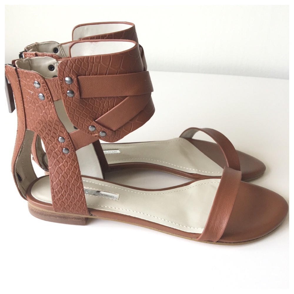 Bcbgeneration Brown Gladiator Flat Sandals - image 3