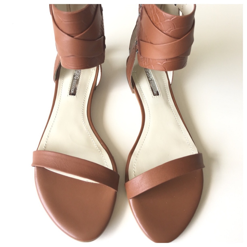 Bcbgeneration Brown Gladiator Flat Sandals - image 2