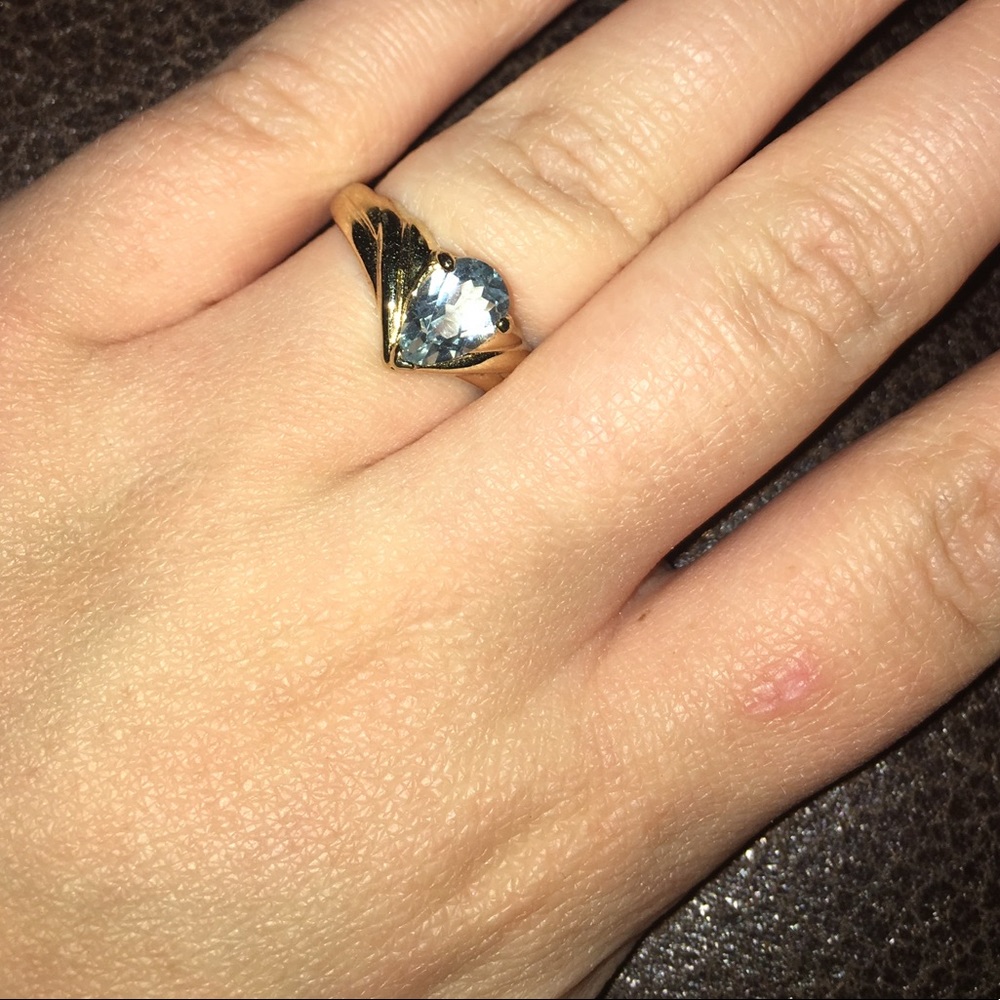 Blue Topaz Ring
