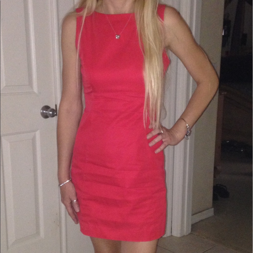 GAP red mini shift dress, size 4