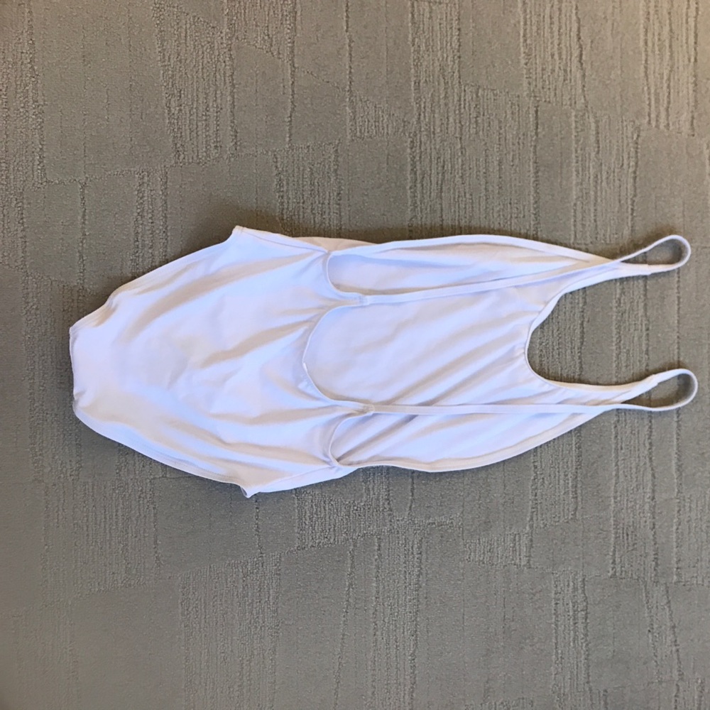 White Bathing Suit - Picture 2 of 2