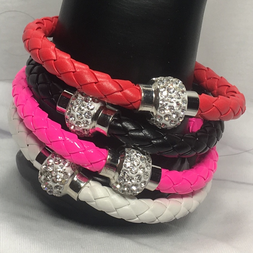 Leather Bracelet Set