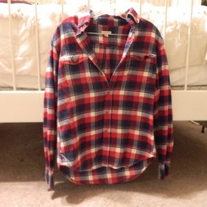 Target Blue, White and Red Button Down