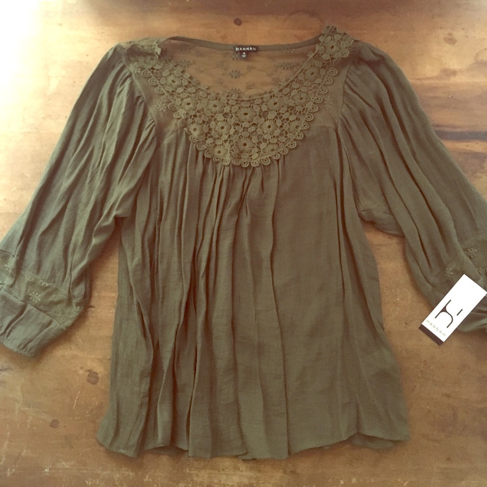 Olive Green Top
