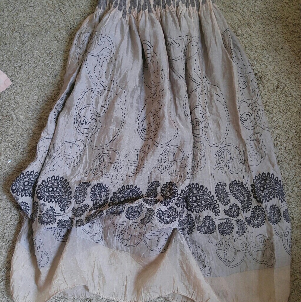 Strapless dress