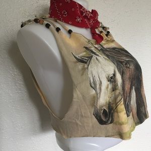 Vintage Tops - VTG horse crop Vintage Tops - VTG horse crop