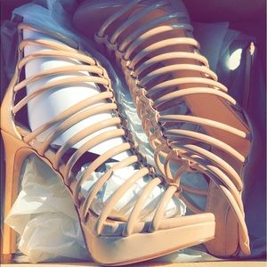 Gladiator Nude Heels