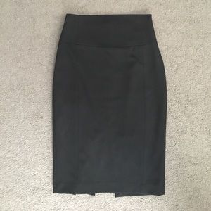 Black Express bodycon skirt
