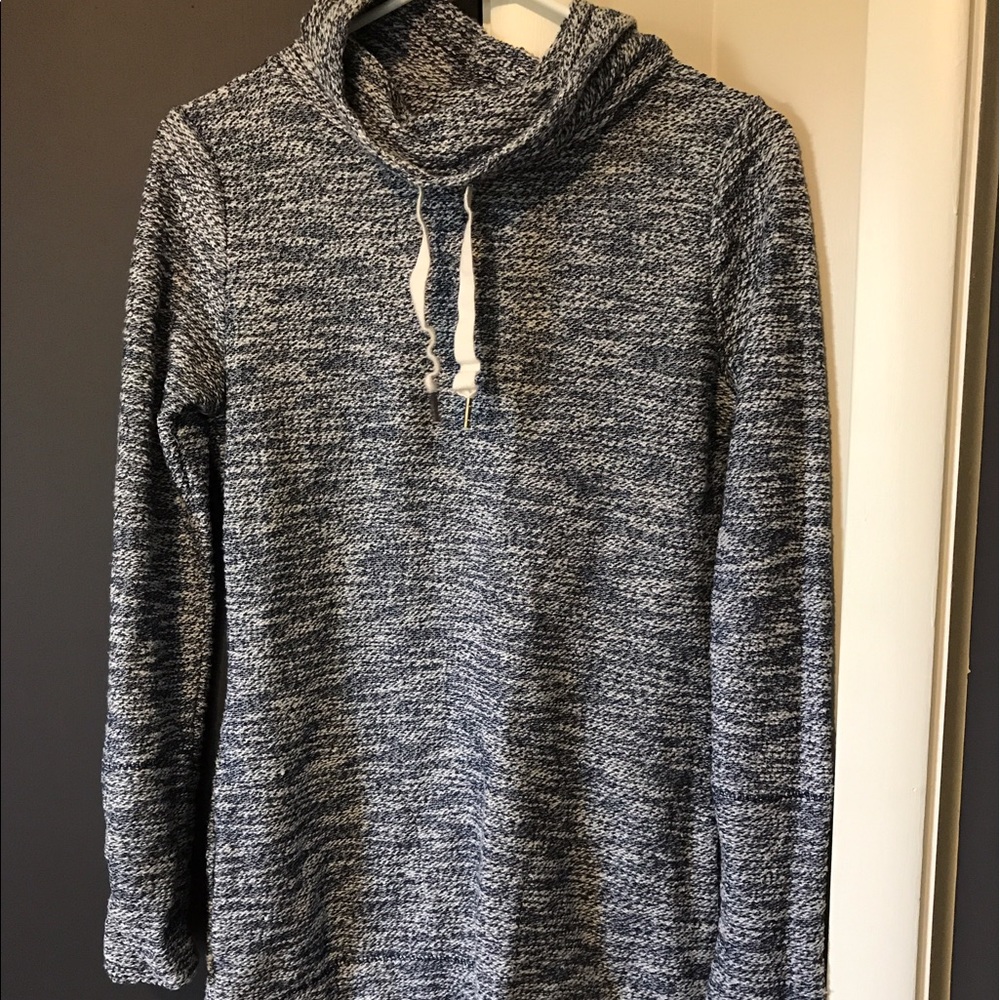 Blue high neck/turtle neck sweater****sold! - Picture 1 of 2