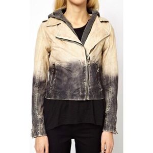 DOMA lamb skin leather jacket