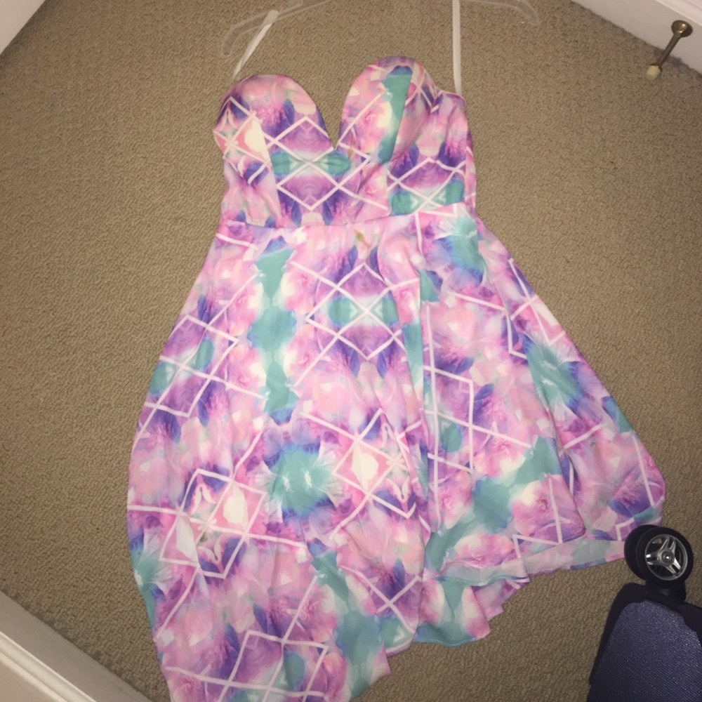 Strapless Show Po Formal dress