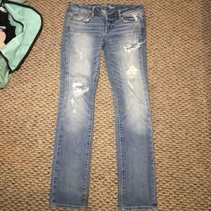 American Eagle Skinny Ripped jeans