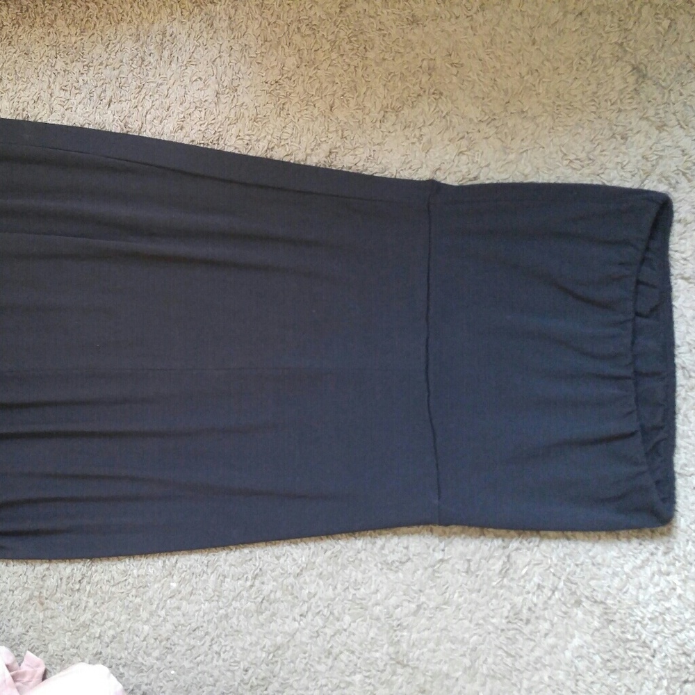 Long black skirt or dress-new