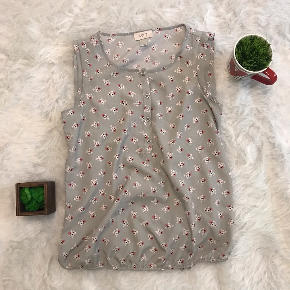 Ann Taylor LOFT floral shirt