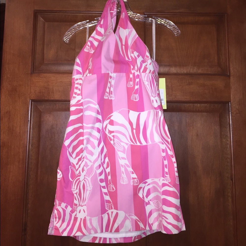 NEVER WORN Girls Lilly Pulitzer halter style dress