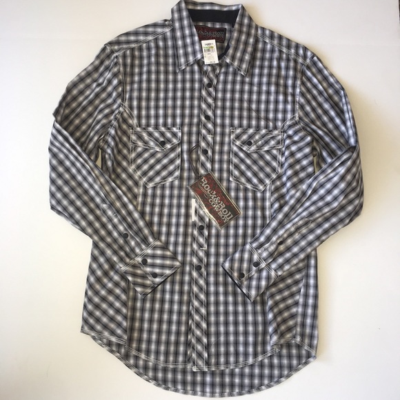 NWT Rock and Roll Cowboy Button down - Picture 1 of 3