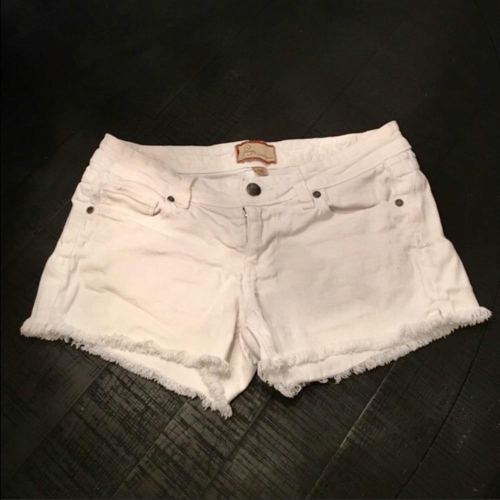 Paige White Denim Shorts