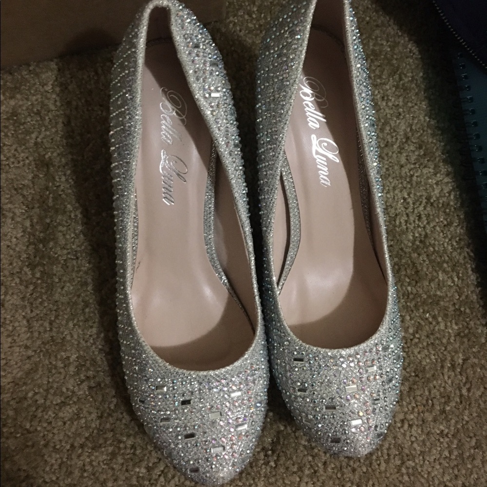 Rhinestone heels