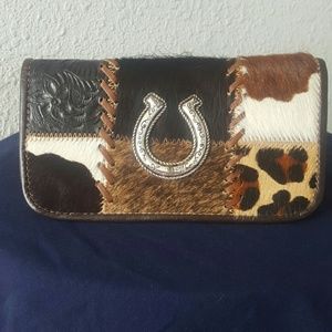 American West Hair-On Wallet