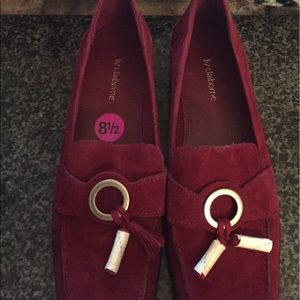Red Liz Claiborne Loafers NEW Sz 8.5