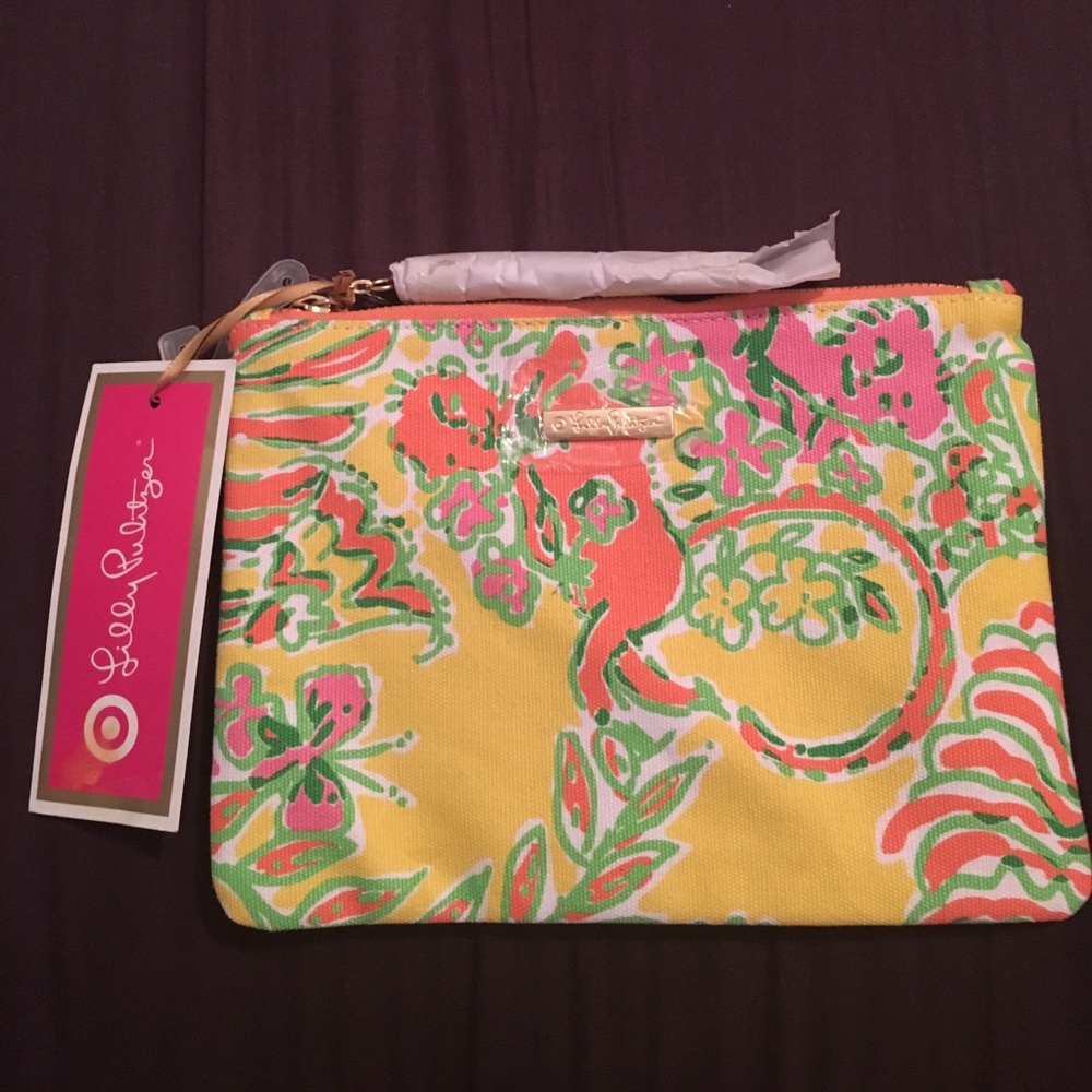 BNWT Lilly Pulitzer for Target Happy Place clutch!