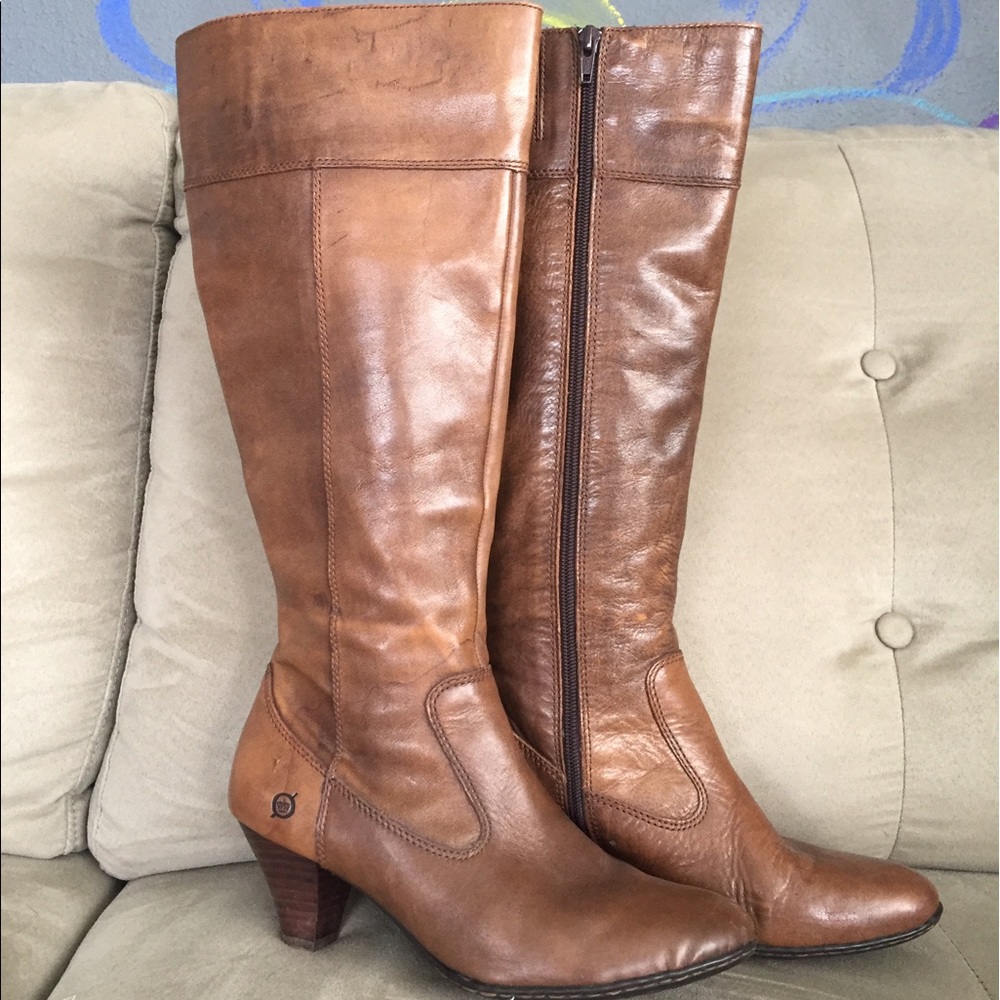 Born leather boots