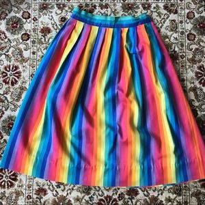 💜💙Rainbow Vintage Skirt 💚💛
