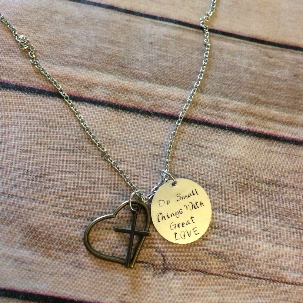 Handmade charm necklace
