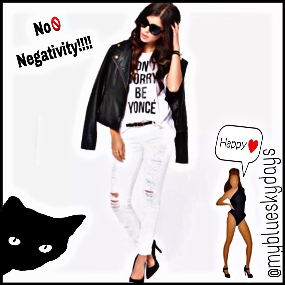 😃Don't Worry Be Yonce Sleevelrss Top😃 - Picture 1 of 4