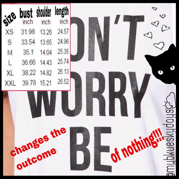 😃Don't Worry Be Yonce Sleevelrss Top😃 - Picture 4 of 4