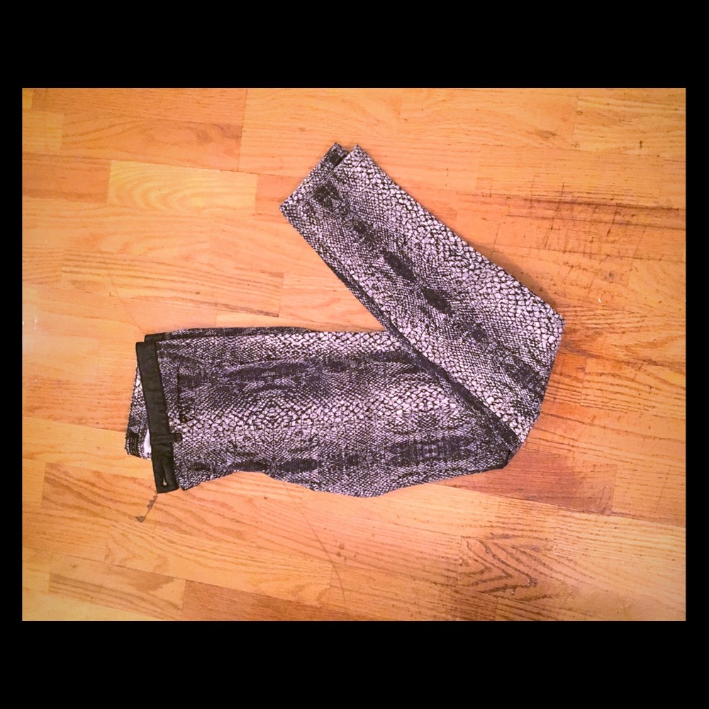 Snake print pants
