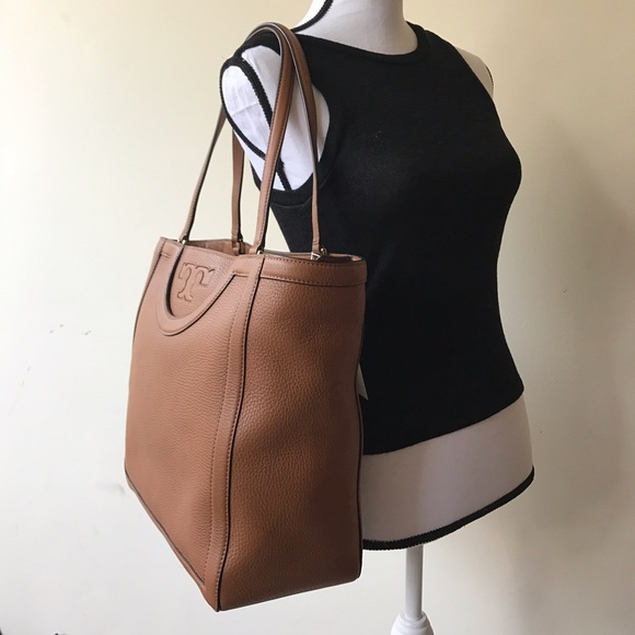 Tory Burch serif t zip tote handbag - Picture 3 of 8