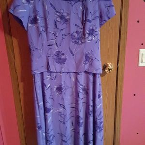 Thin dress with lining